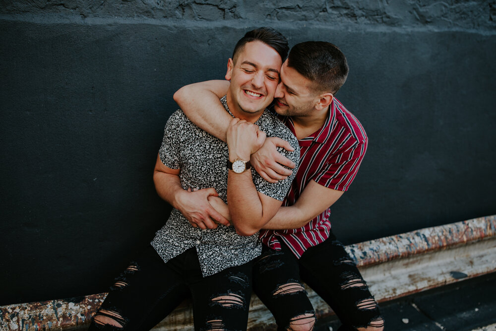 LGBTQ+ Downtown Chicago Couples Session