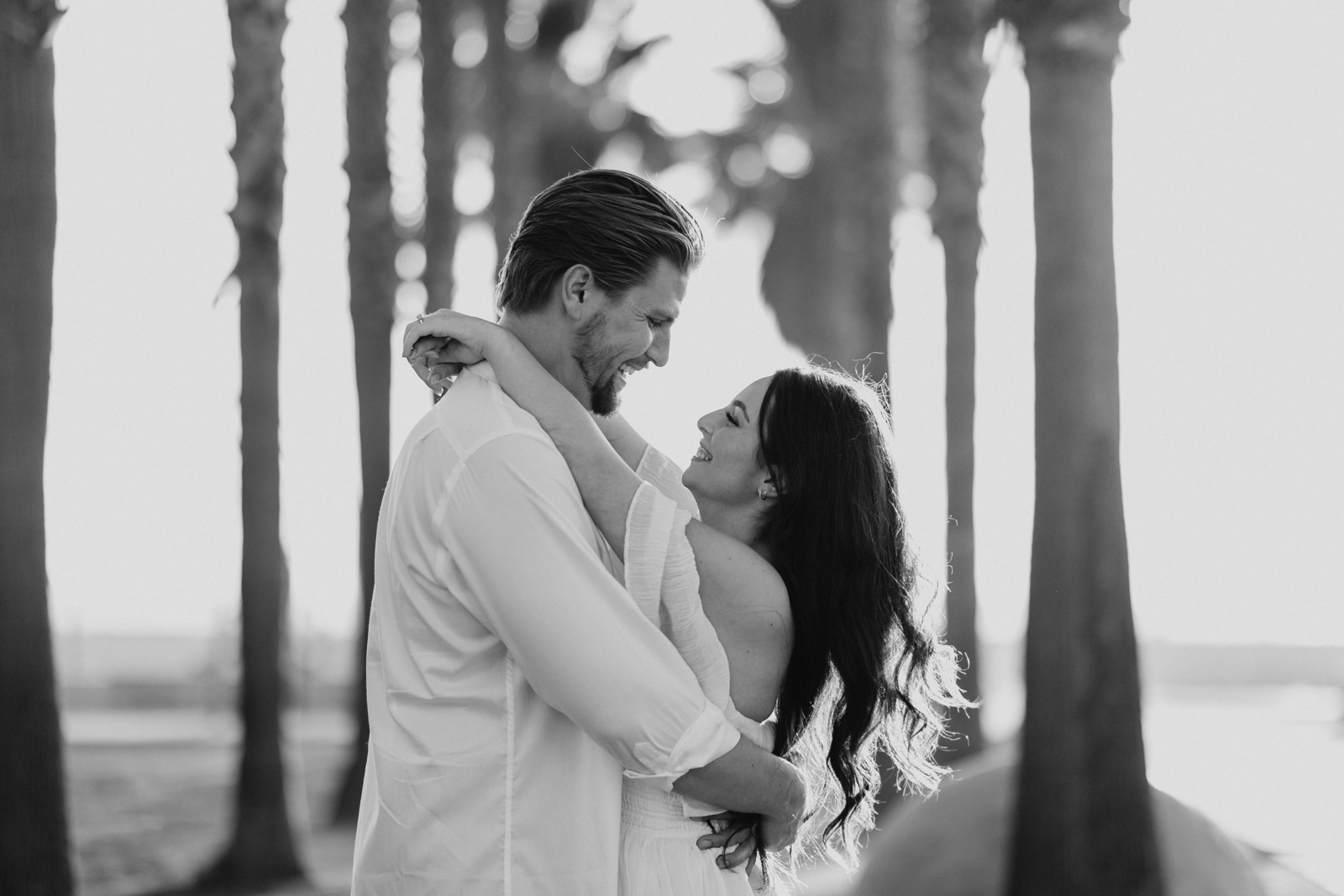 Los Angeles wedding photographer; Santa Monica Beach engagement session