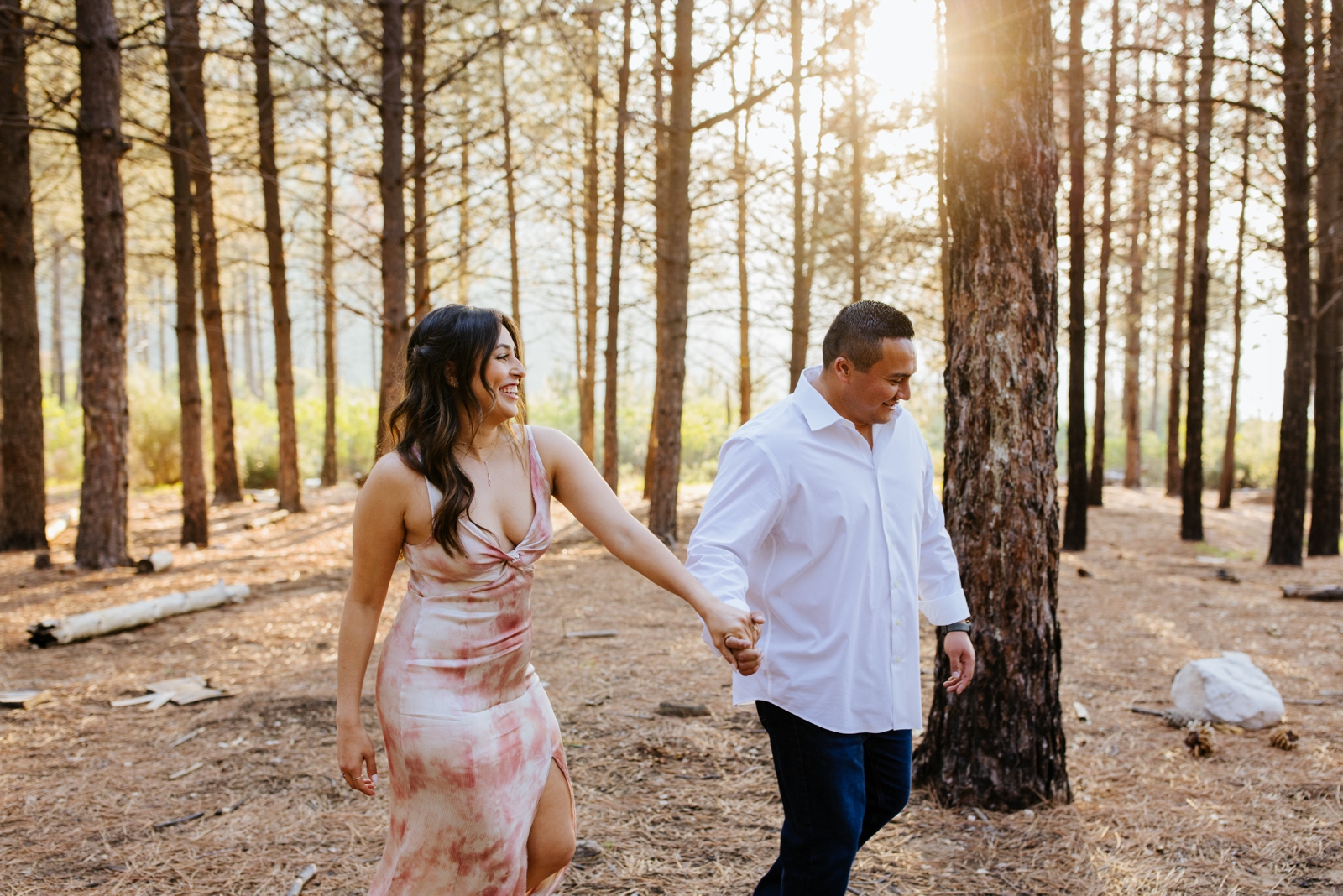 Angeles National Forest engagement photos