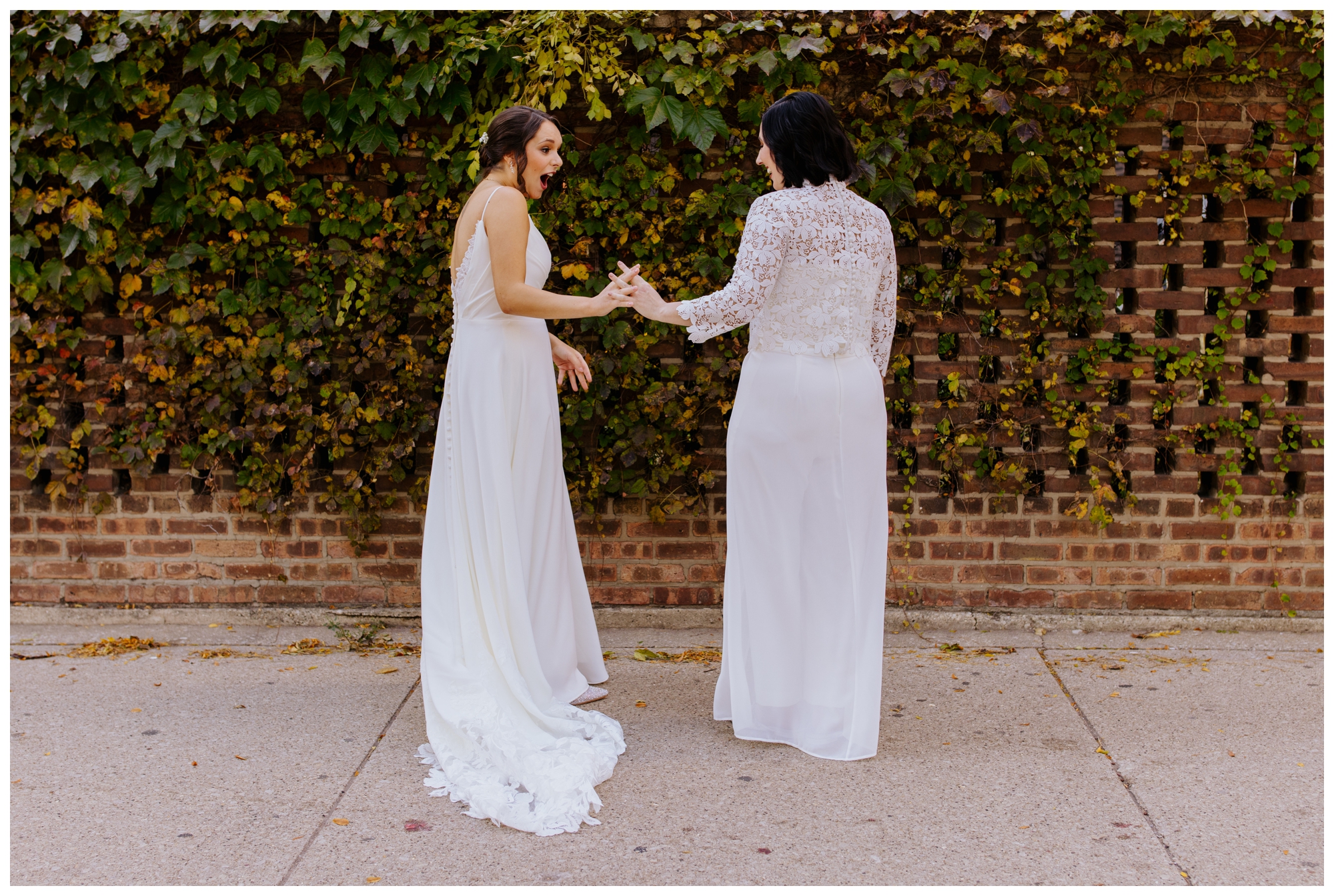 first look; inclusive wedding photographer