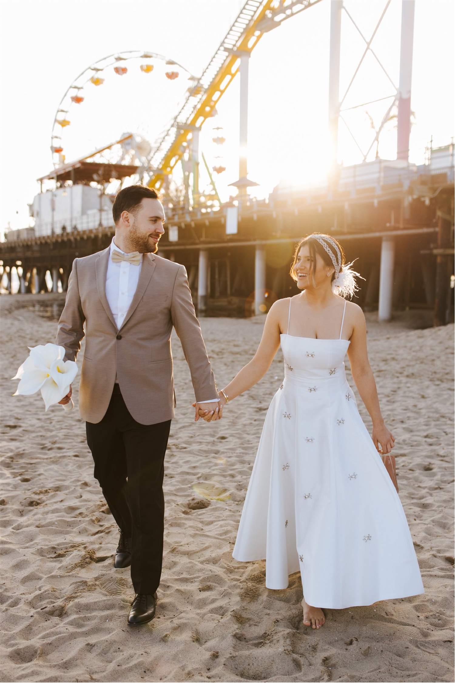 Santa Monica Pier elopement