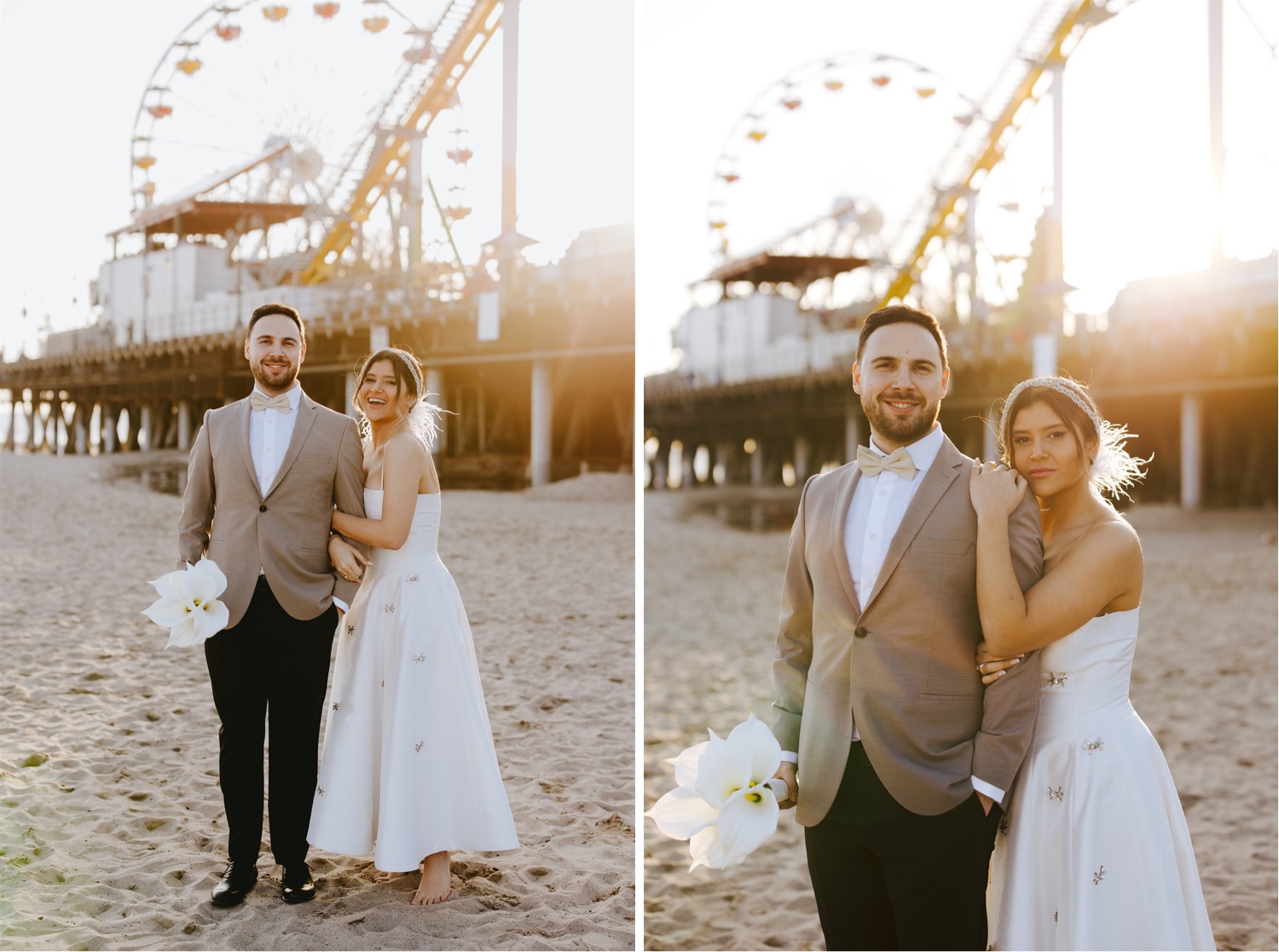Santa Monica Pier elopement