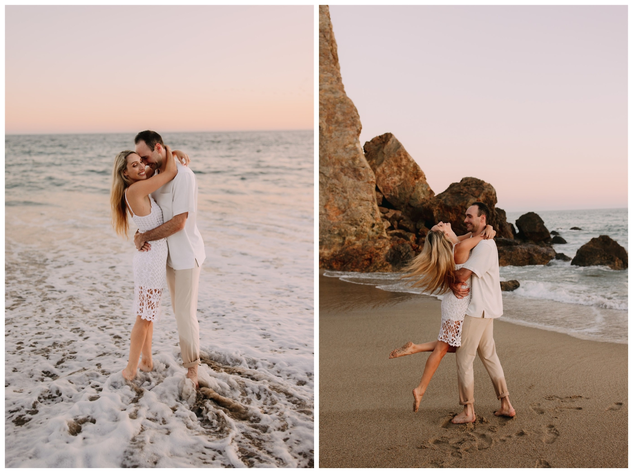 Zuma Beach Malibu California elopement