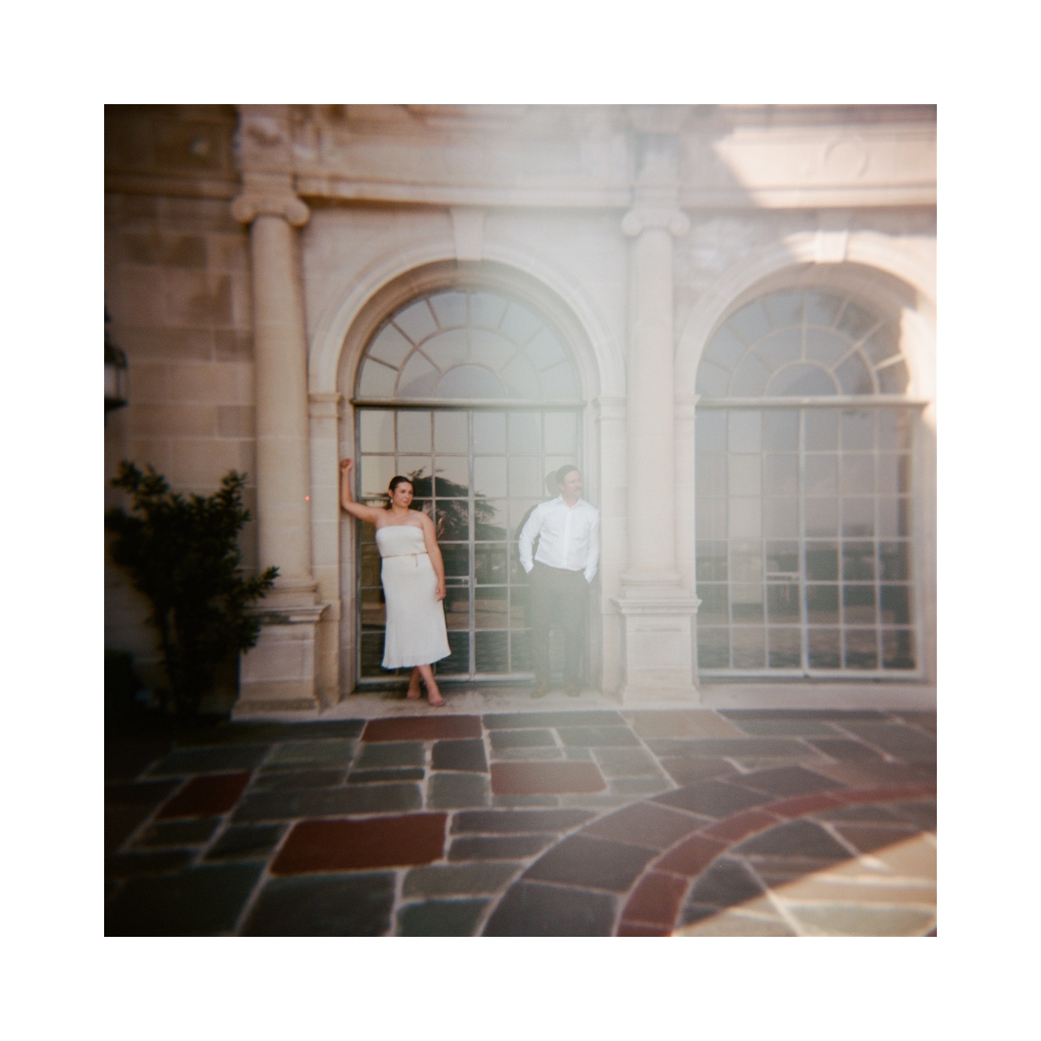 Greystone Beverly Hills mansion engagement session