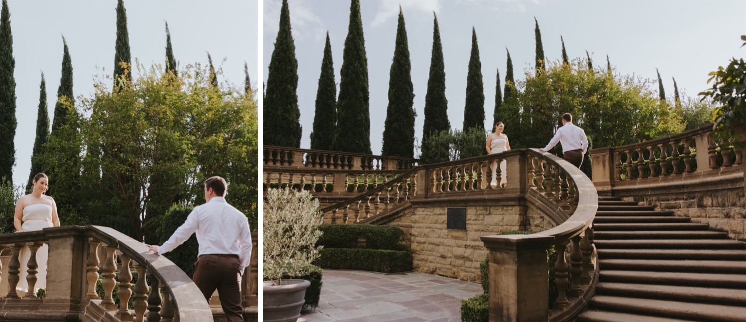 garden wedding and engagement photos Beverly Hills