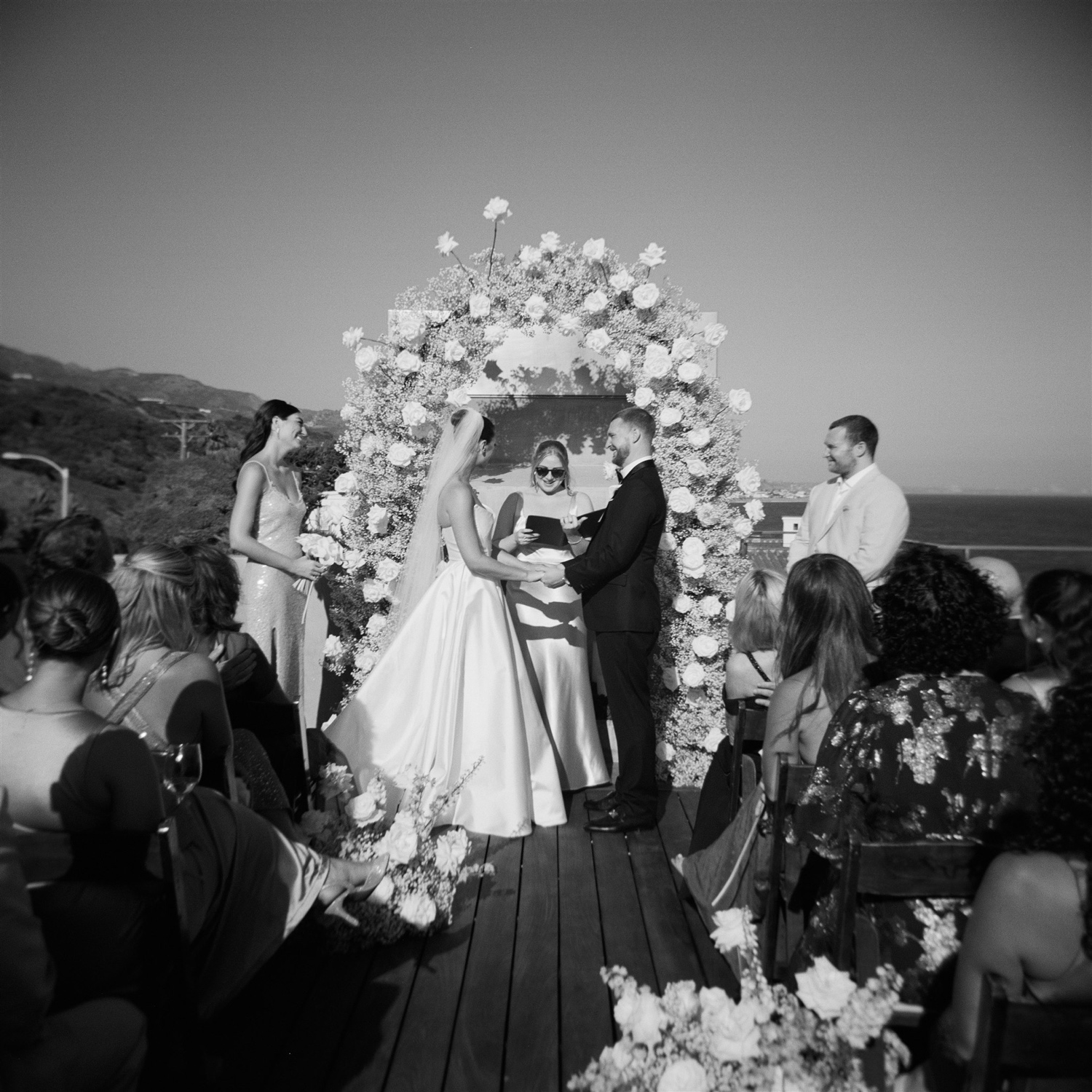 Malibu beach house wedding