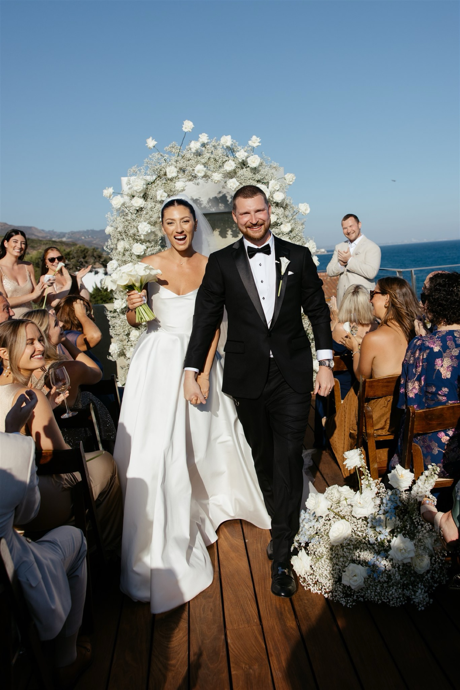 Malibu beach house wedding