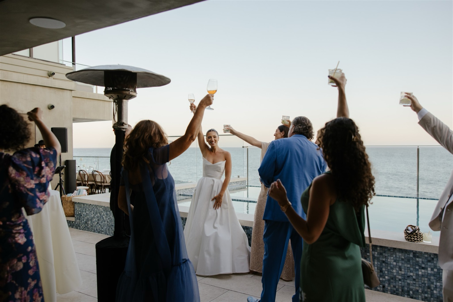 Malibu beach house wedding
