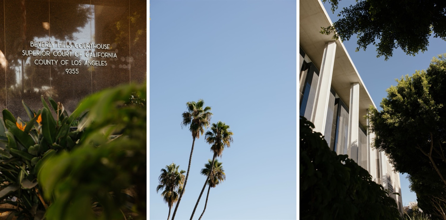 how to elope at the Beverly Hills Courthouse