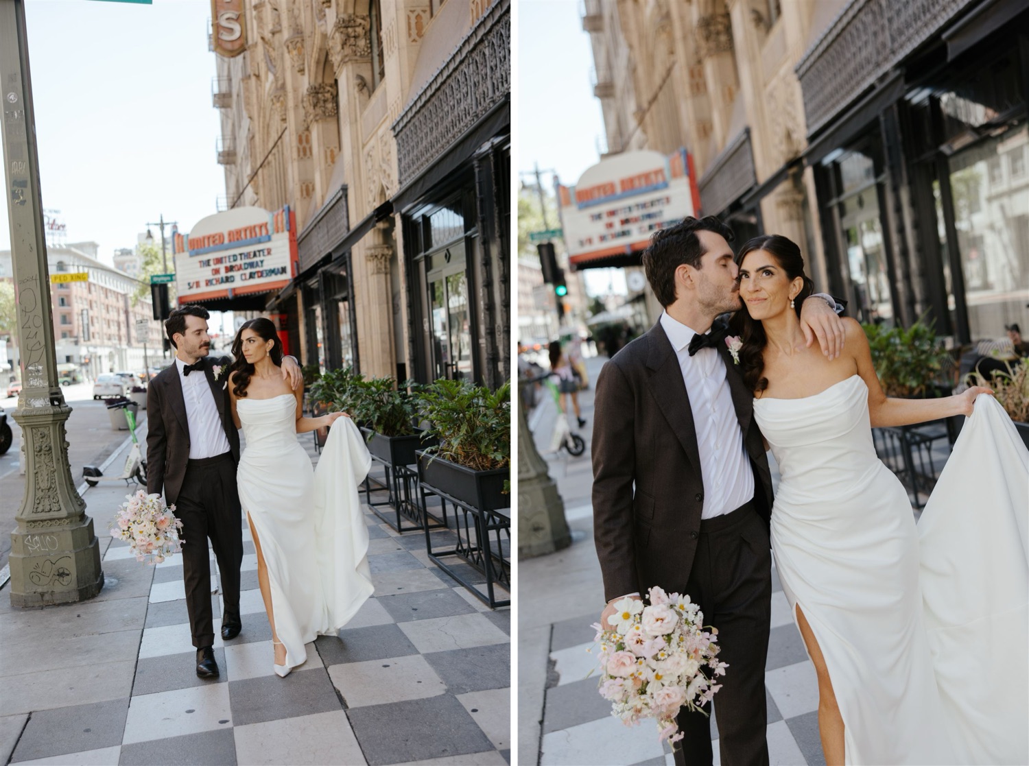 DTLA wedding portraits