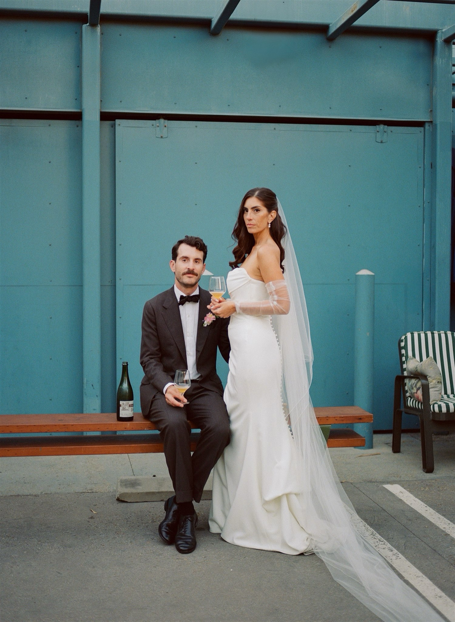 unique, creative editorial photography for wedding portraits; couples portraits in Los Angeles