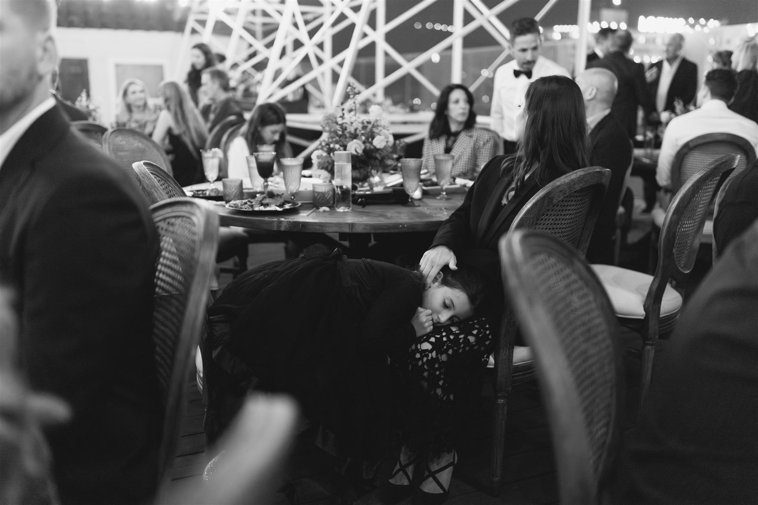 photos of kids sleeping at weddings