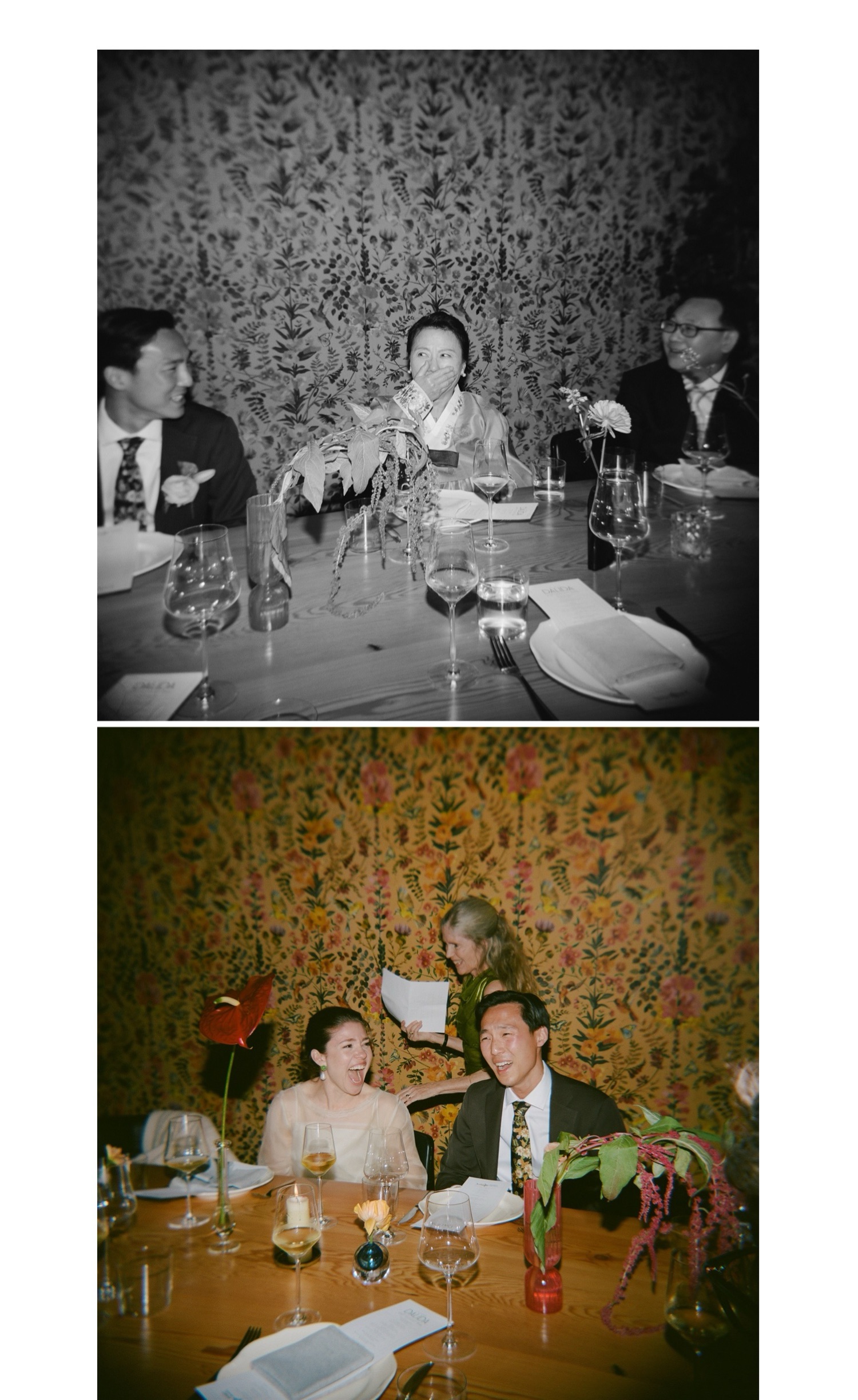 wedding reception dinner at Dalida San Francisco
