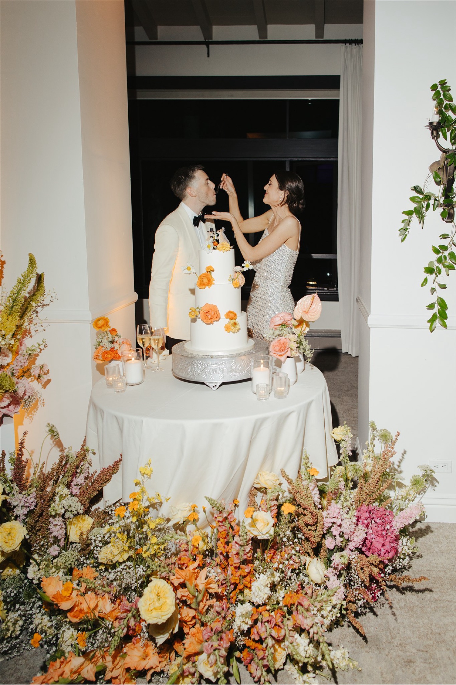 wedding reception at Bel-Air Bay Club